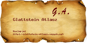 Glattstein Atlasz névjegykártya